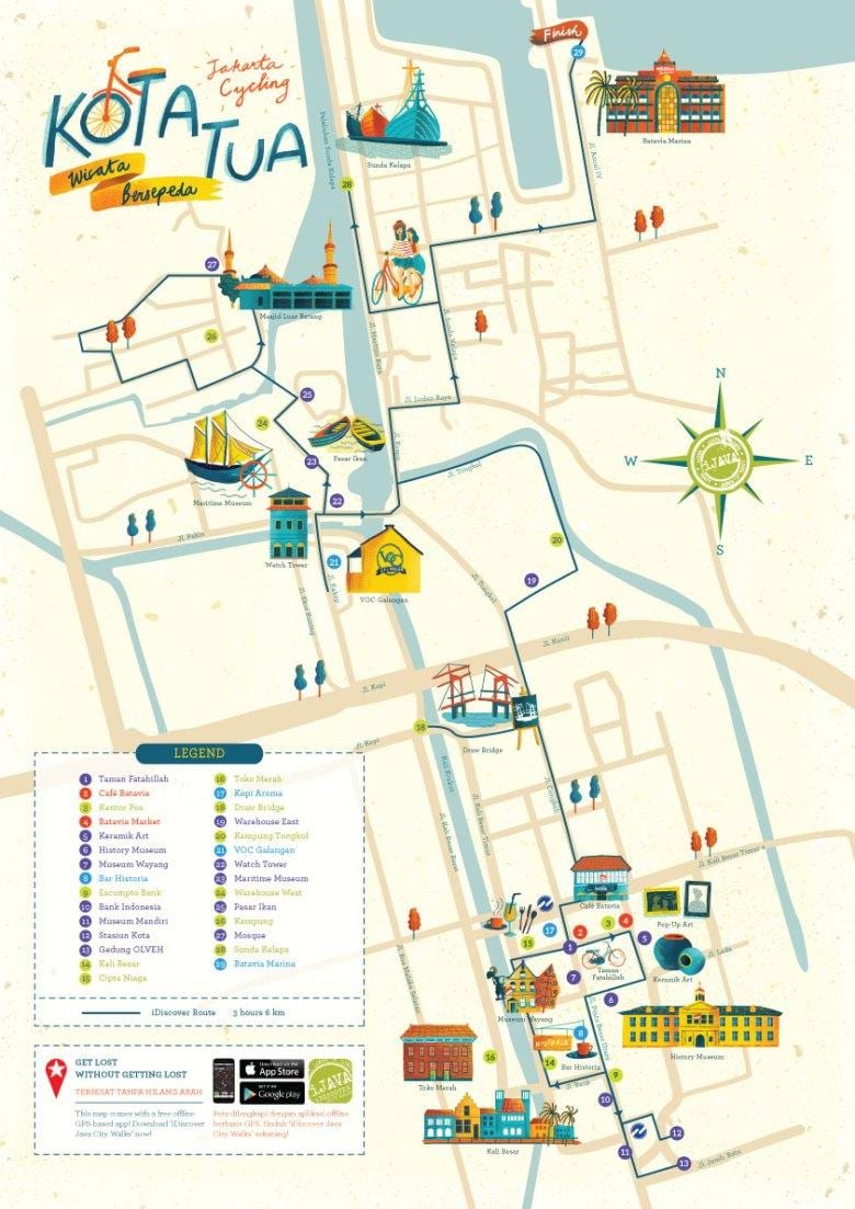 bản đồ của thành Jakarta