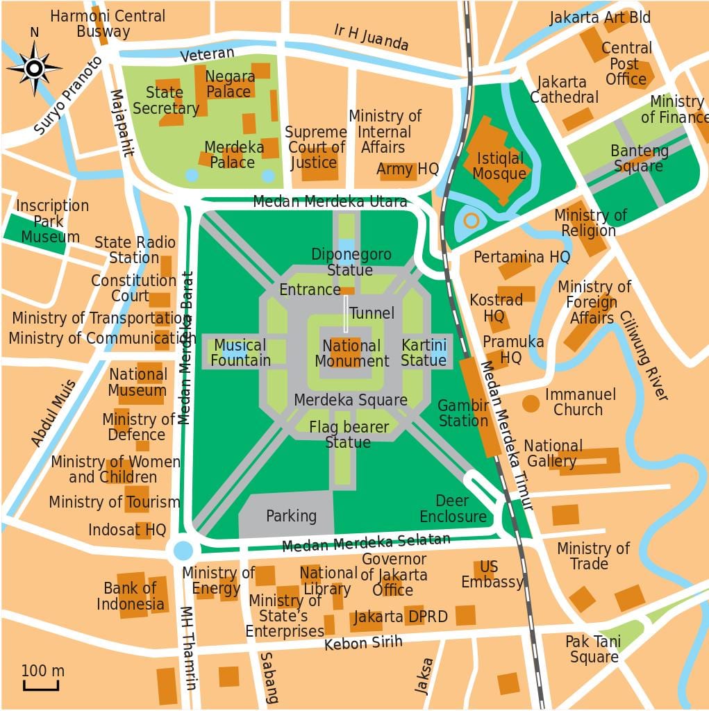 bản đồ của văn phòng, Jakarta