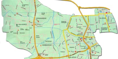 Jakarta ánh bản đồ