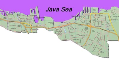 Jakarta utara bản đồ