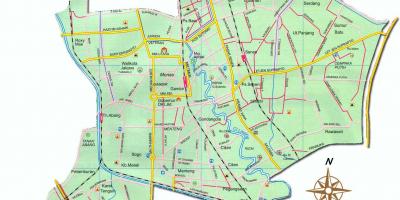 Bản đồ của Jakarta pusat