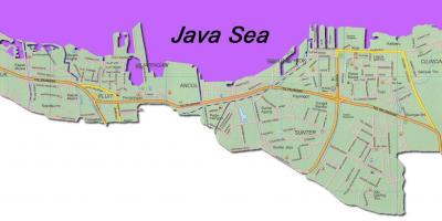 Jakarta utara bản đồ