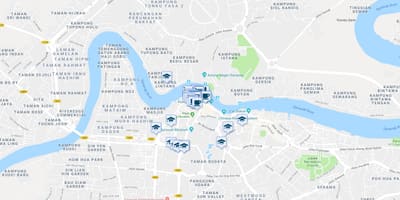 Bản đồ của gambir