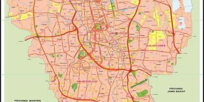 Bản đồ của Jakarta old town