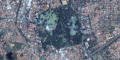 Bản đồ của Jakarta vệ tinh