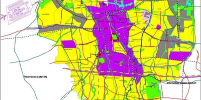 Bản đồ của Jakarta cbd