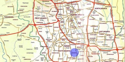 Bản đồ của kemang Jakarta