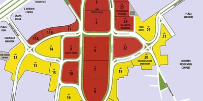 Bản đồ của scbd Jakarta