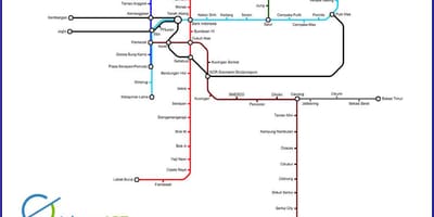 Jakarta seoul bản đồ